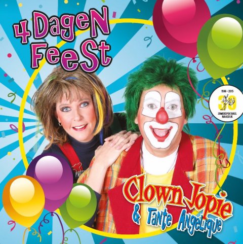 Vier Dagen Feest met Clown Jopie en Tante Angelique de CD